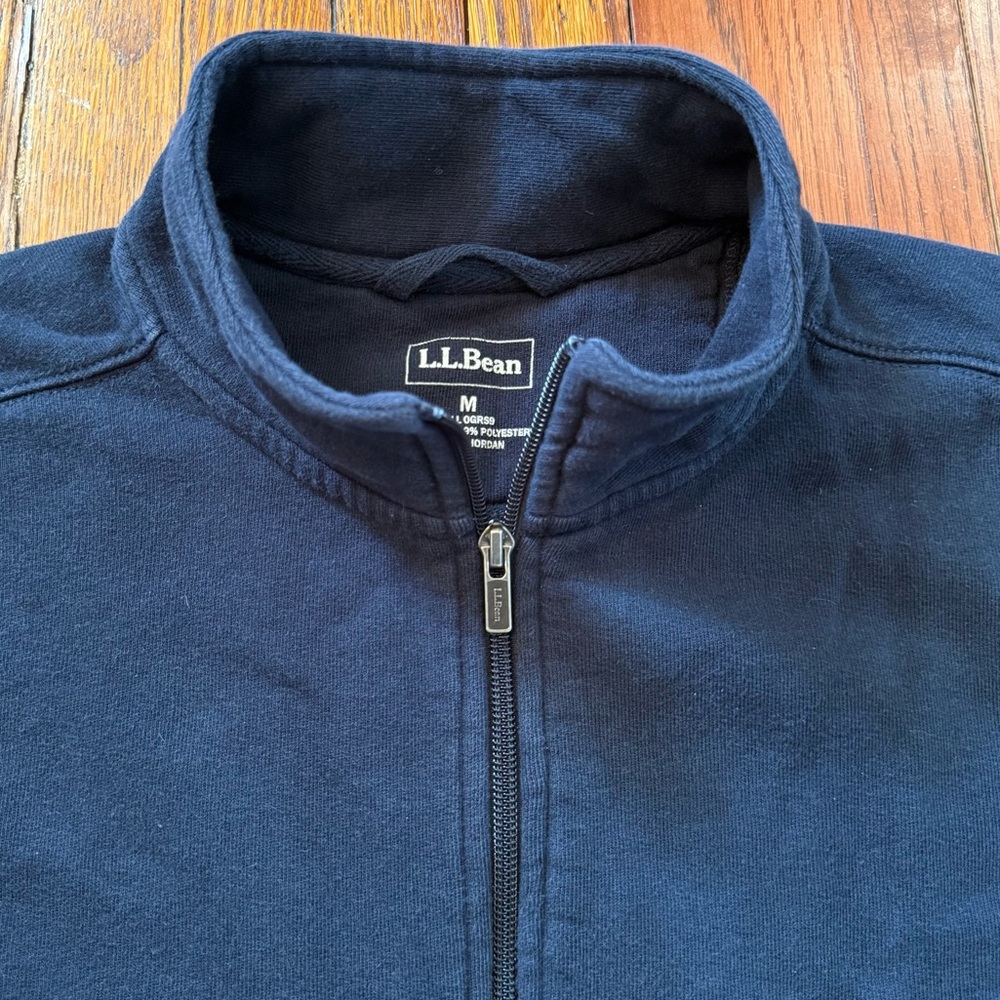L.L. Bean Full Zip-Up Sweater Jacket - Picture 2 of 13